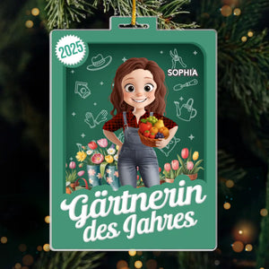 Personalisiertes Acrylornament - Personalisierte Geschenke Für Gärtner – Das Leben Blüht In Meinem Garten