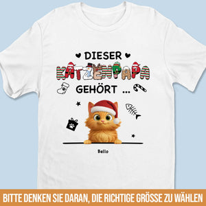 Personalisierte Unisex-T-Shirt, Premium-T-Shirt, Hoodie – Personalisierte Geburtstagsgeschenke Für Katzenliebhaber, Katzenmama Und Katzenpapa – Katzen Planen Flucht