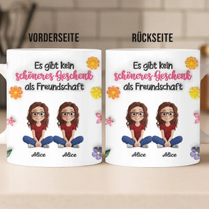 Personalisierte Tasse – Geschenk für beste Freundinnen, Schwester – Das Geschenk der Freundschaft