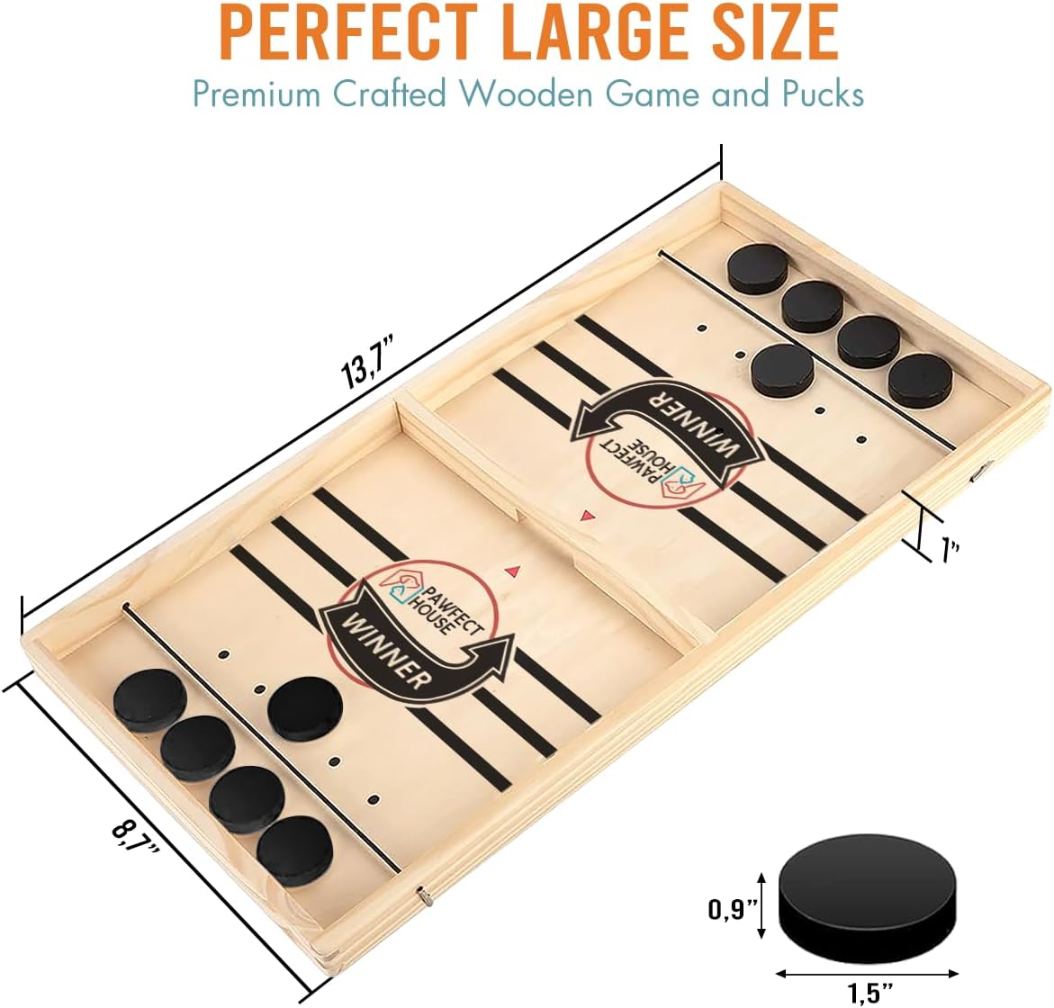 Schnelles Sling-Puck-Spiel – Geburtstagsgeschenke für Familie, Freunde, Kinder – das beste interaktive Spiel aller Zeiten