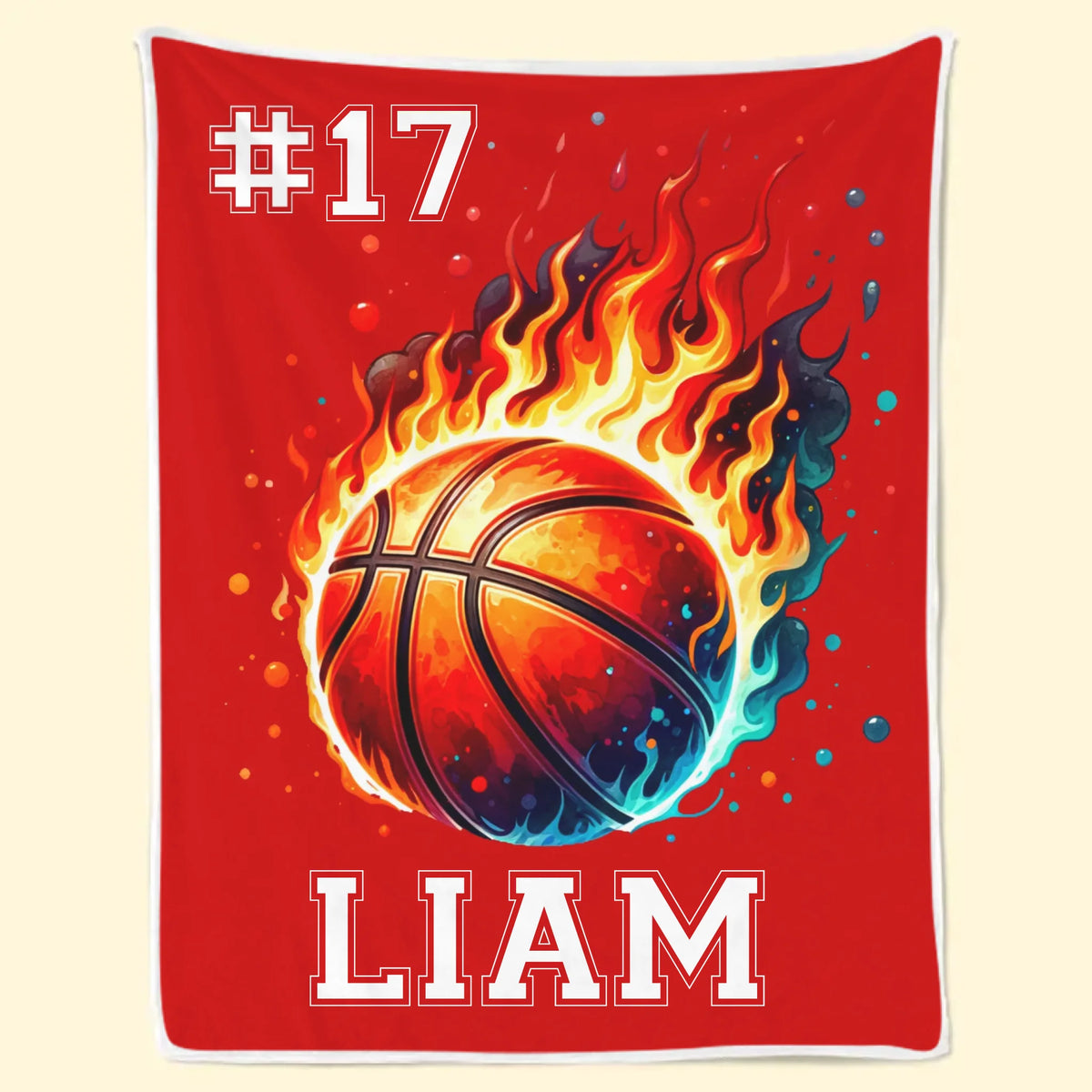 Bring the Heat – Personalisierte Decke – Geschenk für Sportfans und Sportler