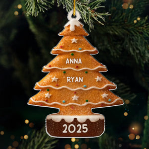 Personalisierter Acrylschmuck – Weihnachts- oder Geburtstagsgeschenke für Mama, Papa, Kinder – Fröhliche und liebevolle Familie