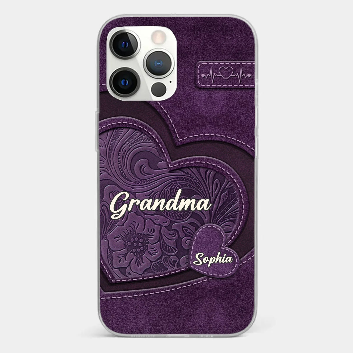 Individuelle, transparente Handyhülle – Personalisiertes Geburtstagsgeschenk Für Mama, Oma – Oma, Deine Liebe Hat Mich Nachhaltig Geprägt