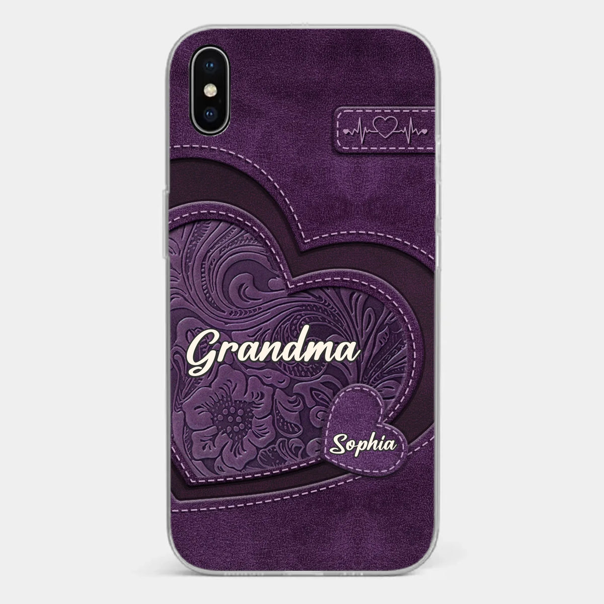Individuelle, transparente Handyhülle – Personalisiertes Geburtstagsgeschenk Für Mama, Oma – Oma, Deine Liebe Hat Mich Nachhaltig Geprägt