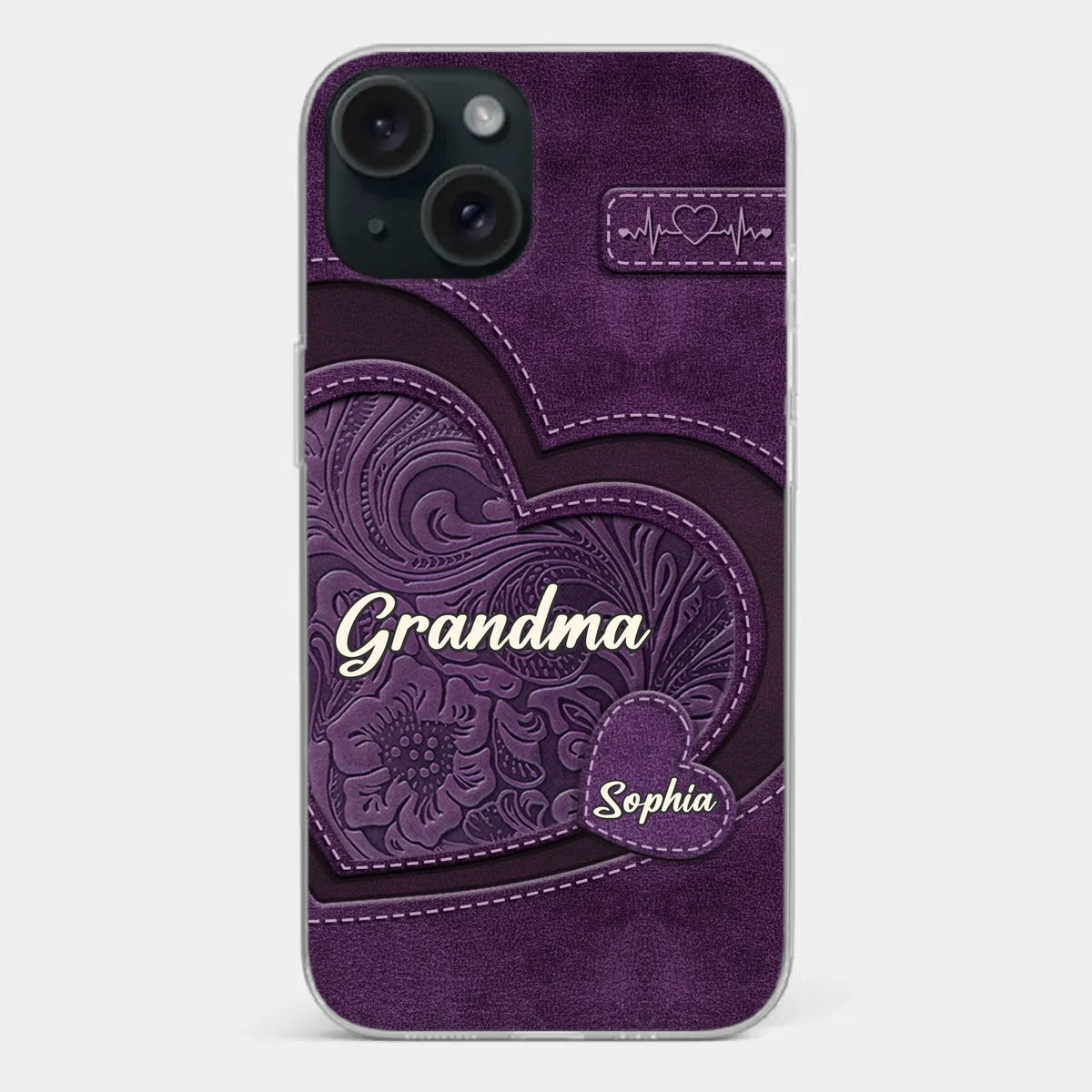 Individuelle, transparente Handyhülle – Personalisiertes Geburtstagsgeschenk Für Mama, Oma – Oma, Deine Liebe Hat Mich Nachhaltig Geprägt