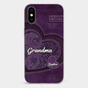 Individuelle, transparente Handyhülle – Personalisiertes Geburtstagsgeschenk Für Mama, Oma – Oma, Deine Liebe Hat Mich Nachhaltig Geprägt