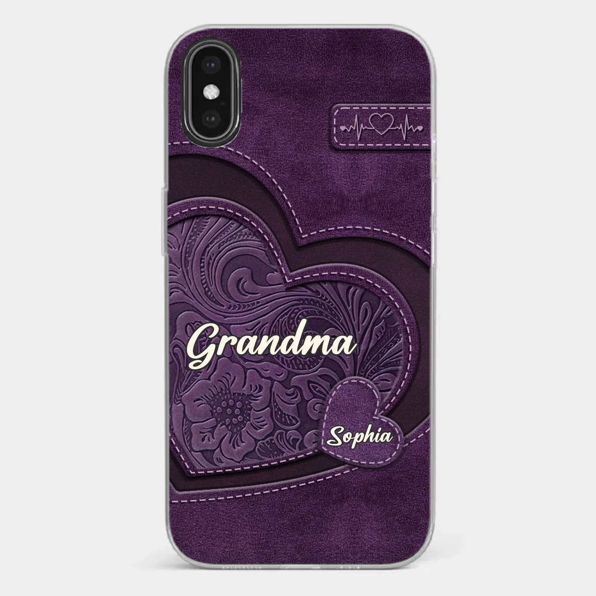 Individuelle, transparente Handyhülle – Personalisiertes Geburtstagsgeschenk Für Mama, Oma – Oma, Deine Liebe Hat Mich Nachhaltig Geprägt
