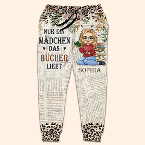 Personalisierte Unisex-Jogginghose - Geschenke Für Buchliebhaber, Bücherwürmer, Leser - Nur Eine Frau, Die Bücher Liebt