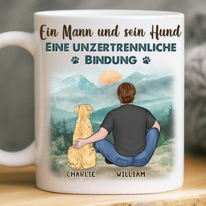 Personalisierte Tasse – personalisierte Weihnachts- und Geburtstagsgeschenke für Hundeliebhaber, Hundebesitzer und Hundeeltern – Pfotenstark geliebt zu Weihnachten