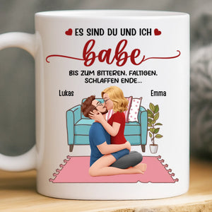 Benutzerdefinierte Tasse – Personalisierte Hochzeitsgeschenke zum Jahrestag für Ehemann und Ehefrau, Ihn und Sie – Es Sind Du Und Ich, Babe