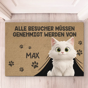 Individuelle Dekomatte Für Zuhause – Personalisierte Weihnachts- und Geburtstagsgeschenke für Familie, Hunde- und Katzenliebhaber – Alle Besucher Müssen Genehmigt Werden