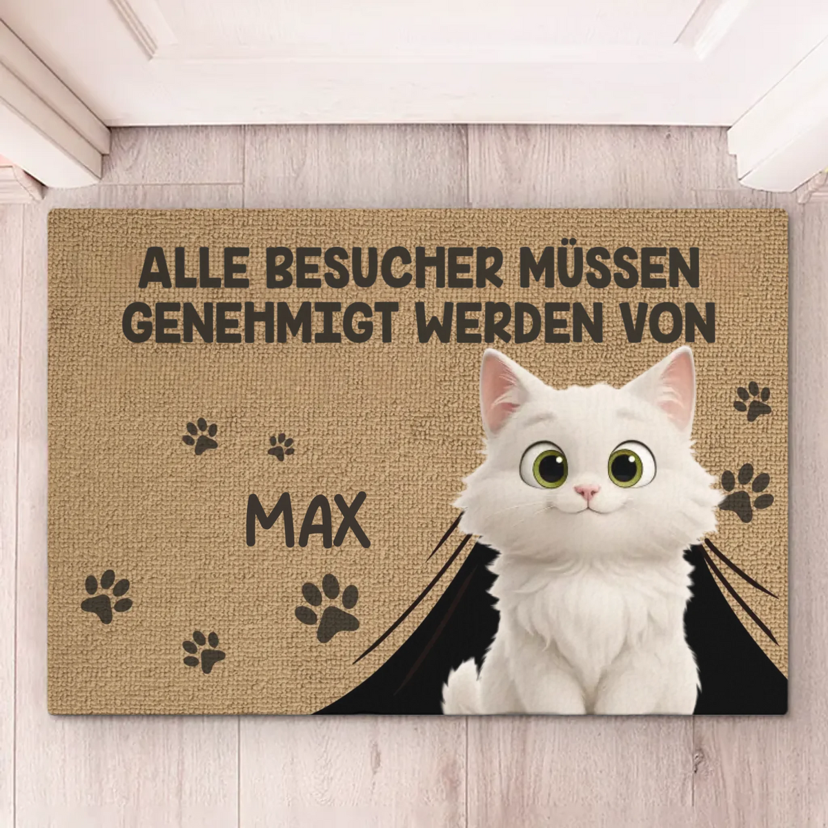 Individuelle Dekomatte Für Zuhause – Personalisierte Weihnachts- und Geburtstagsgeschenke für Familie, Hunde- und Katzenliebhaber – Alle Besucher Müssen Genehmigt Werden
