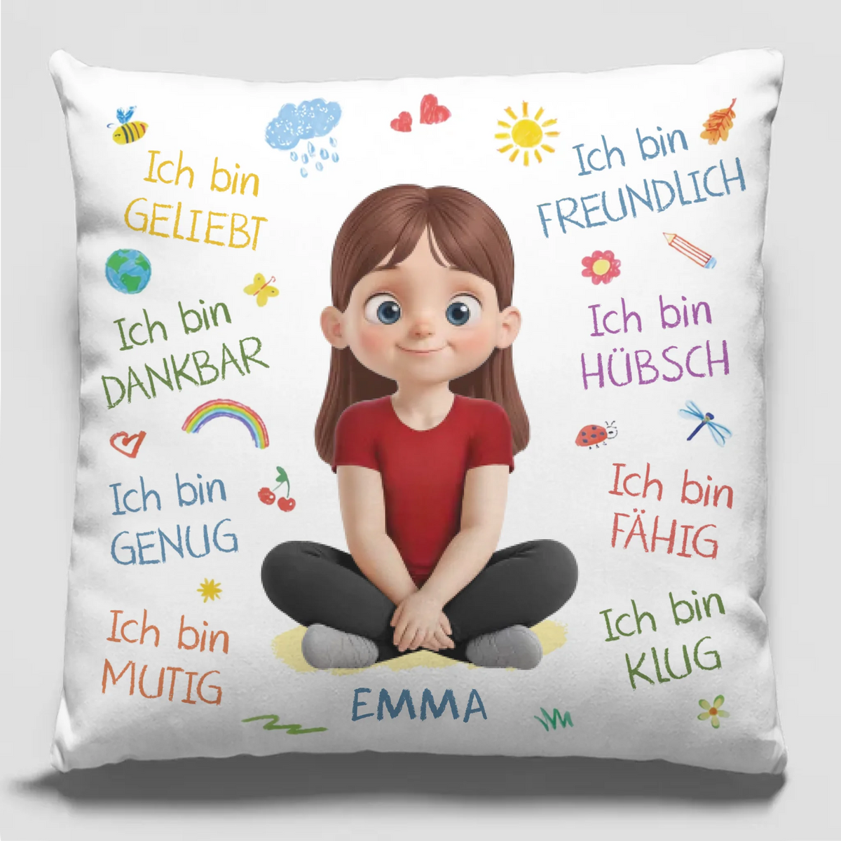 Personalisiertes Taschenkissen - Personalisierte Geburtstagsgeschenke Für Beste Freundinnen, Schwestern, Familie Und Dich Selbst – Ich Bin Dankbar