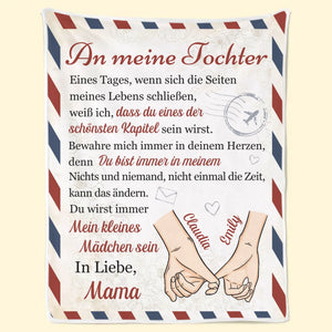Personalisierte Decke - Geschenk für Enkelin – Du bist immer in meinem