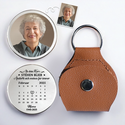 Personalisierter Taschenknuddler mit Foto – Gedenken an Verstorbene | Erinnerung an Mama, Papa – Änderte Sich Meines Für Immer