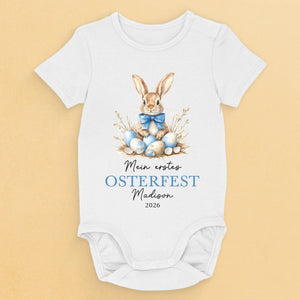 Personalisierte Babybody – Geschenk für Neugeborene – Kleine Hase, große Freude