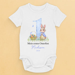 Personalisierte Babybody – Geschenk für Neugeborene – Frohes erstes Osterfest