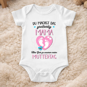 Personalisierte Babybody – Geschenk zum ersten Muttertag – Für die beste Mama