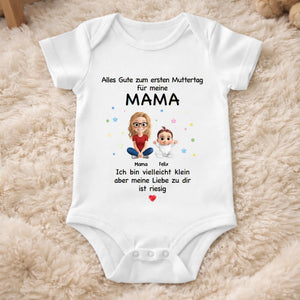Personalisierte Babybody – Geschenk zum ersten Muttertag – Für die beste Mama der Welt