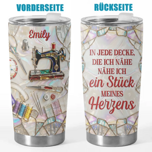 Personalisierter Thermobecher – Geschenk für Schneiderinnen – Die ich Nähe