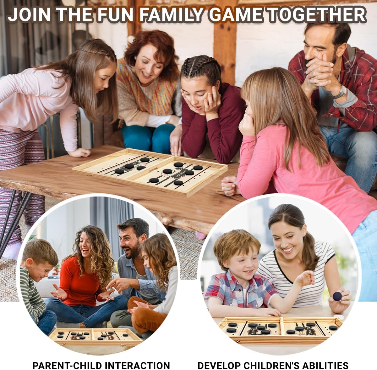 Schnelles Sling-Puck-Spiel – Geburtstagsgeschenke für Familie, Freunde, Kinder – das beste interaktive Spiel aller Zeiten