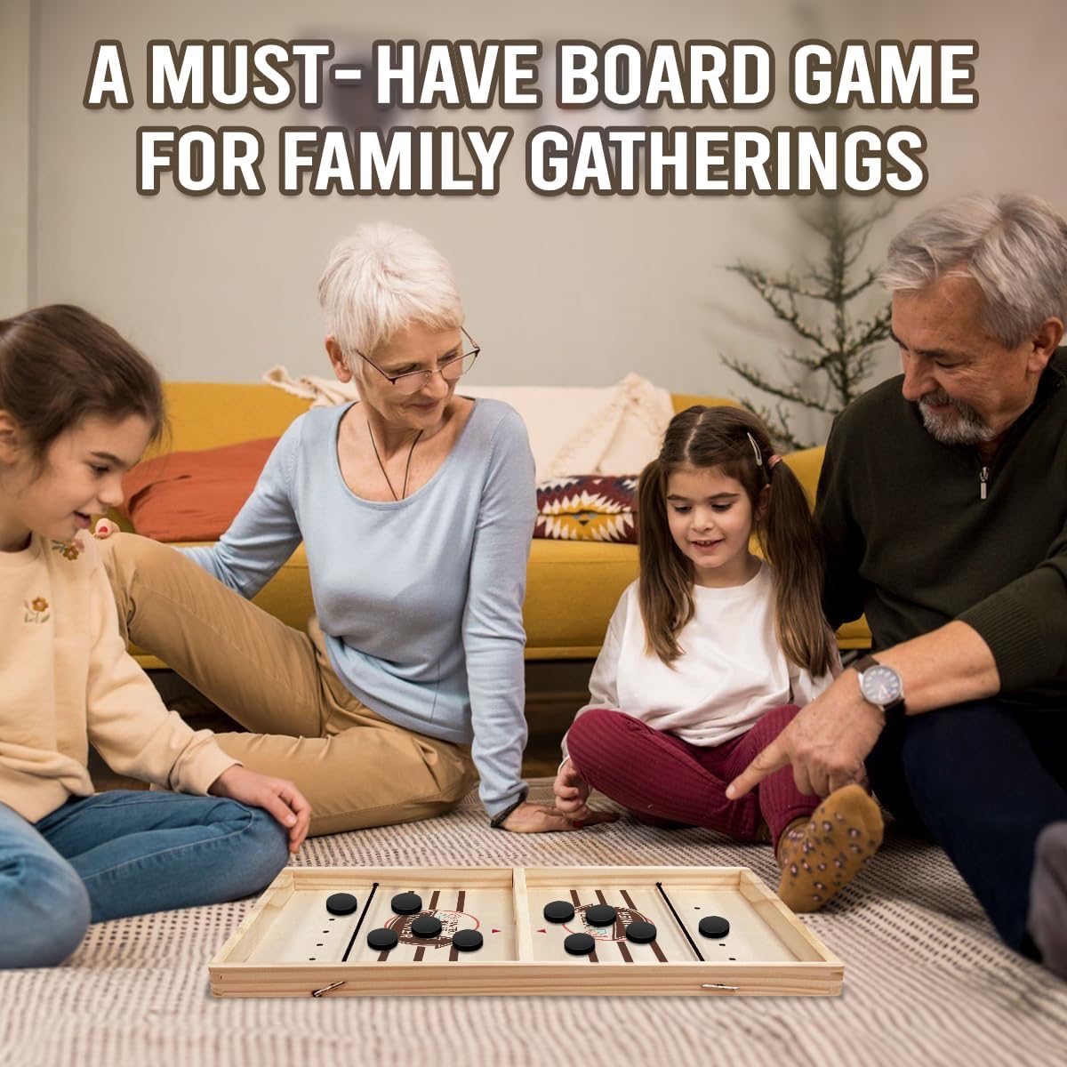 Schnelles Sling-Puck-Spiel – Geburtstagsgeschenke für Familie, Freunde, Kinder – das beste interaktive Spiel aller Zeiten