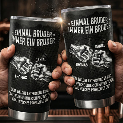 Personalisierter Becher – Vatertagsgeschenk für Sohn, Bruder – Immer ein Bruder